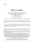 RPG Item: DYV6-05: Black as Night