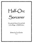 RPG Item: Half-Orc Sorcerer