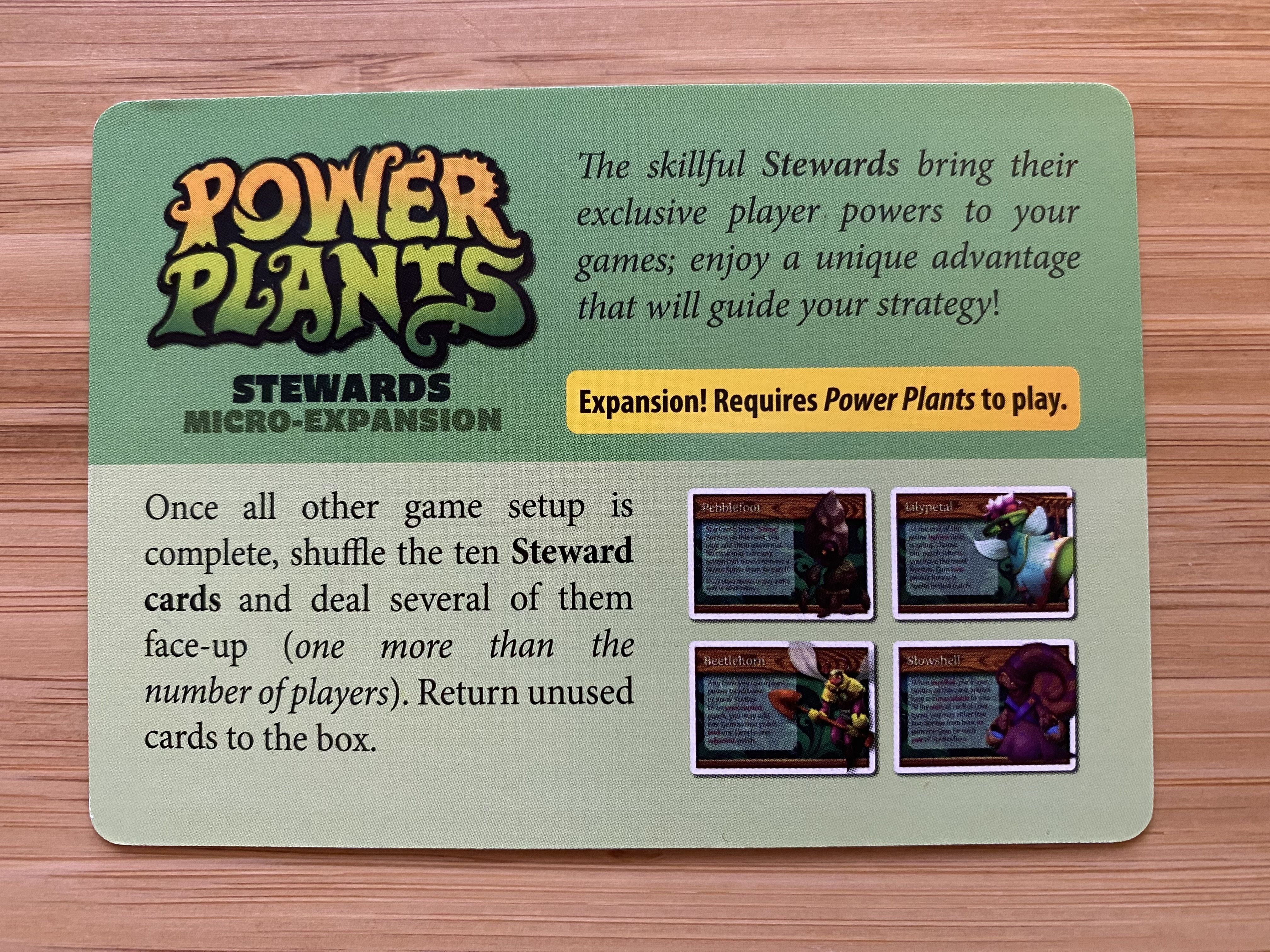 Power Plants: Kickstarter Micro-expansions box art