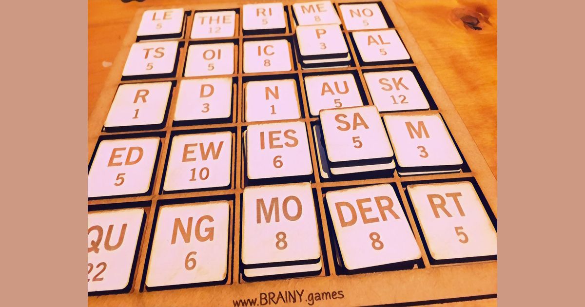 Stackers Word Game Board Game BoardGameGeek