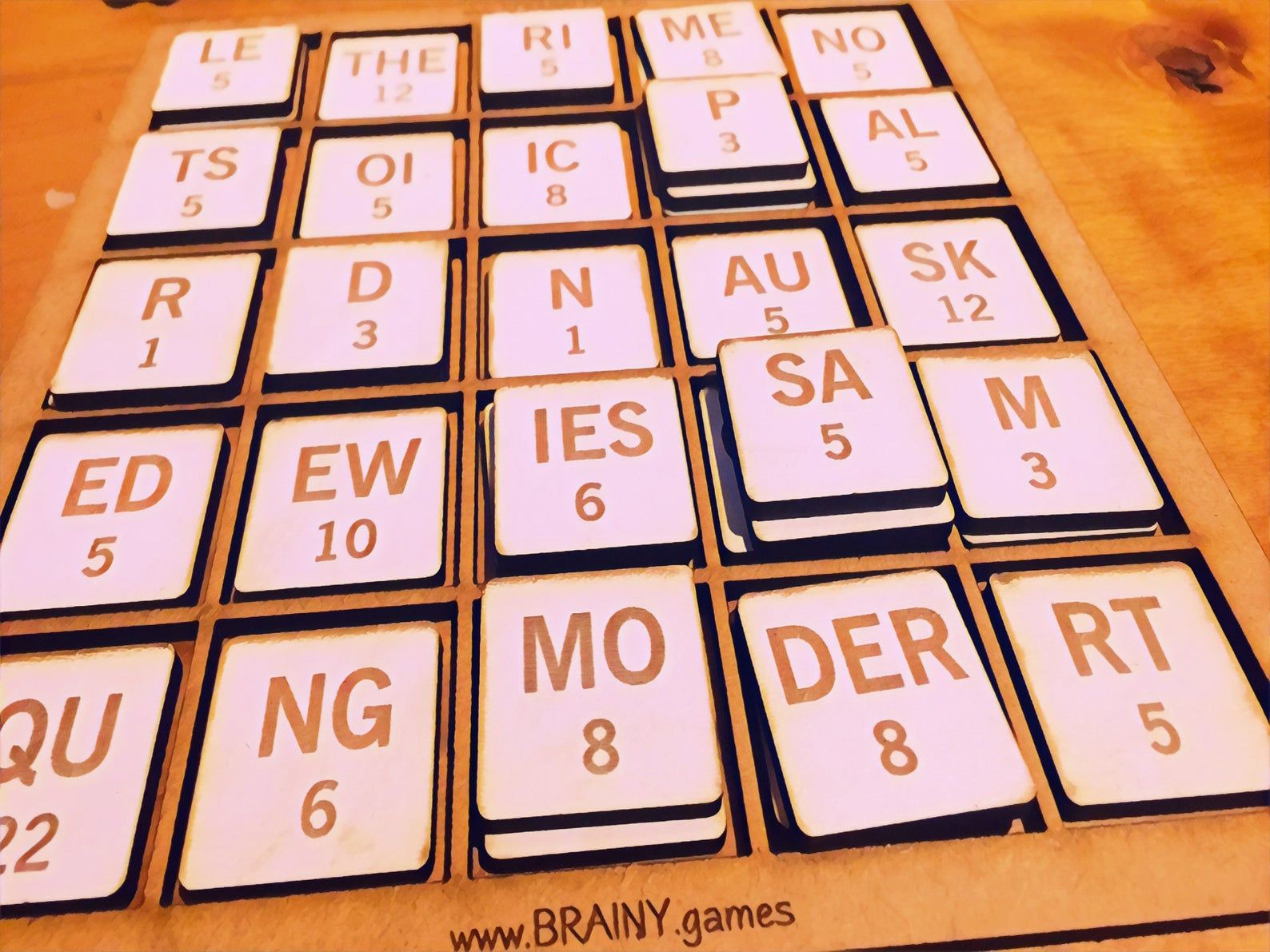 Stackers Word Game