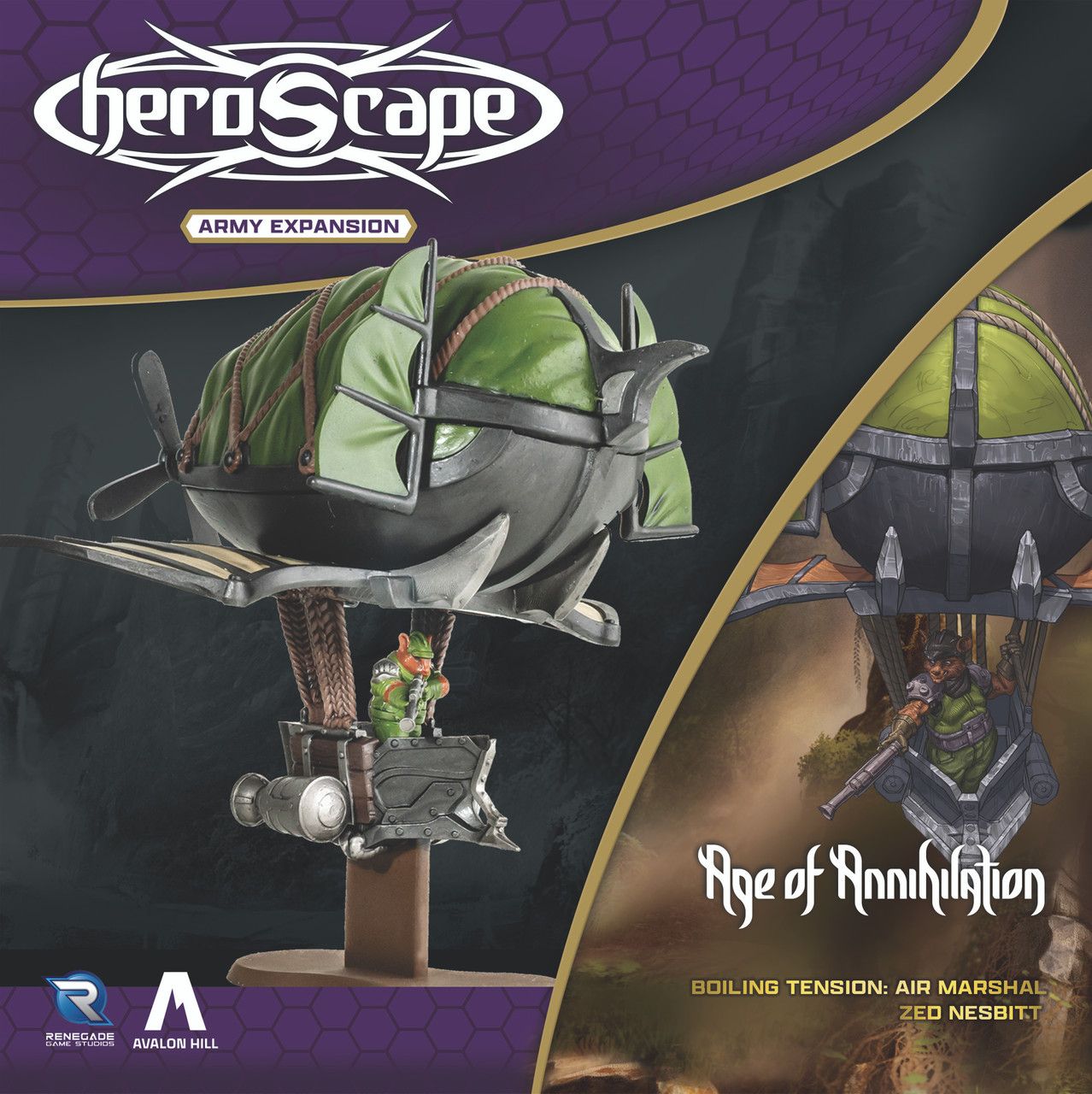Heroscape: Air Marshal Zed Nesbitt Army Expansion