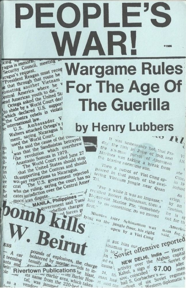 Cover art for People's War: Wargame Rules for the Age of the Guerilla