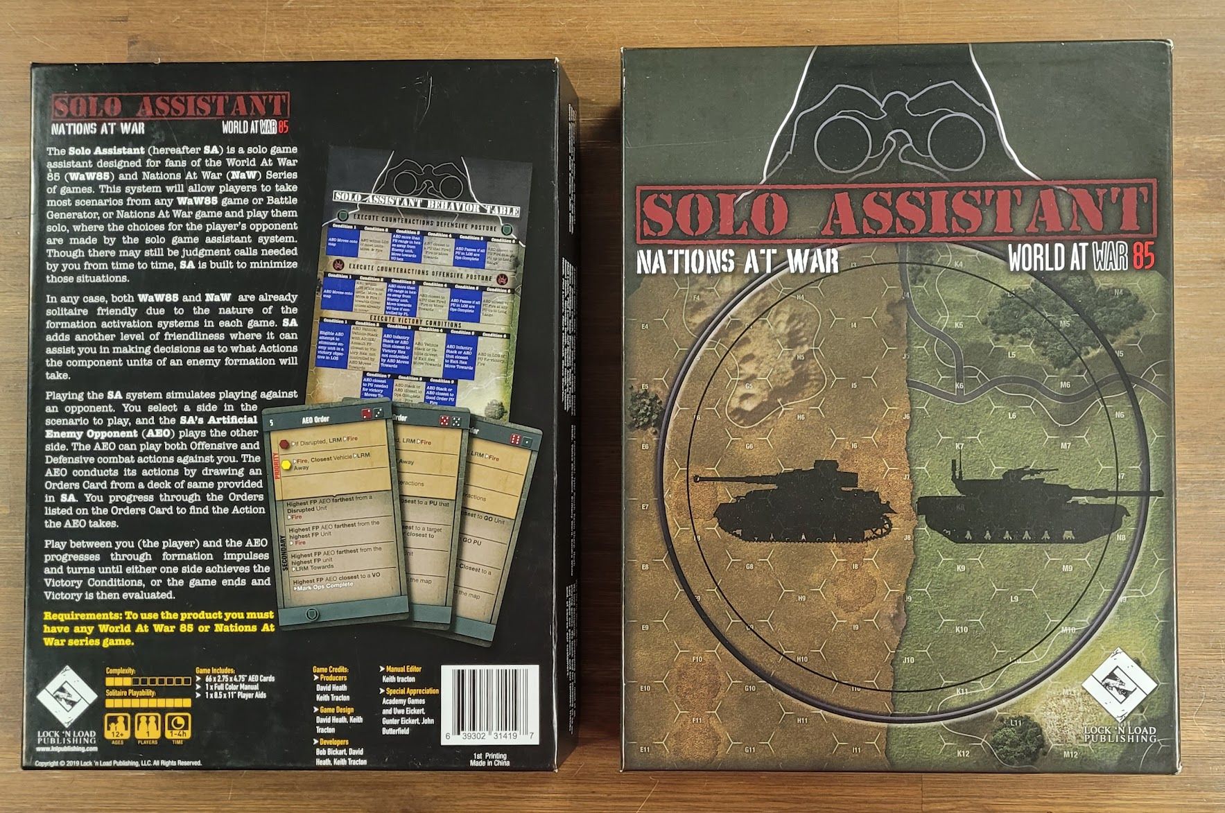 Product Details | Solo Assistant: Nations at War / World at War 85 