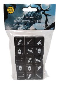 DiceWar: Knights of Steel – Dice Set Black