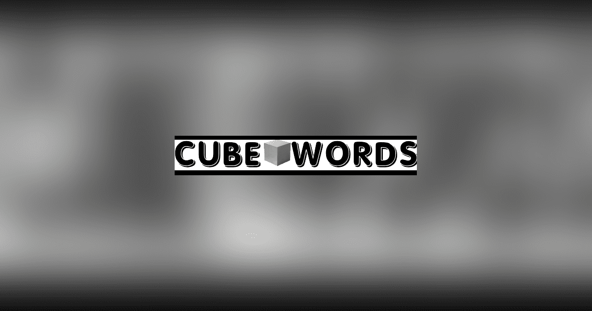 Cube Words | Board Game | BoardGameGeek