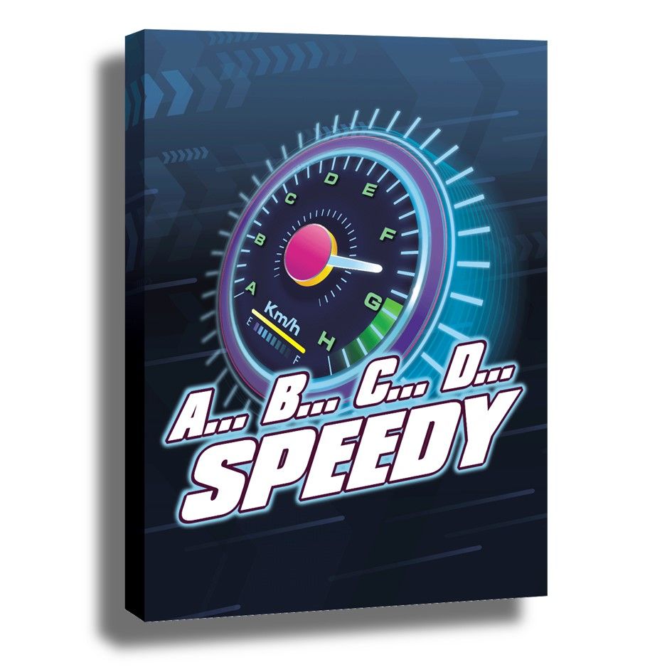 A... B... C... D... SPEEDY box art