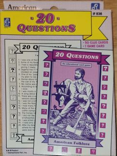 20 Questions: American Folklore