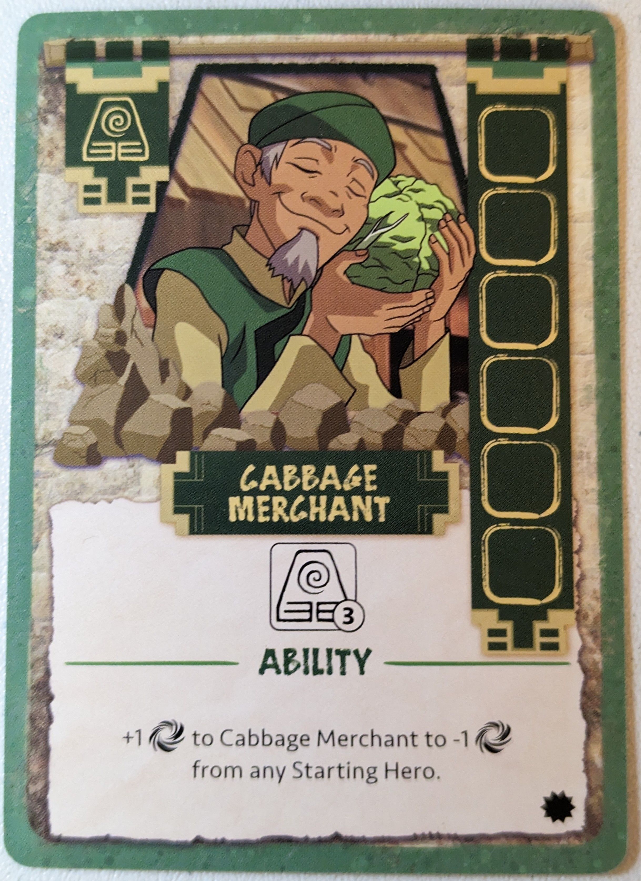 Avatar: The Last Airbender – Fire Nation Rising: Cabbage Merchant Promo Card