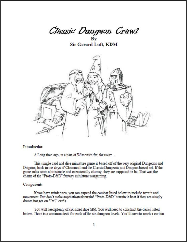 Classic Dungeon Crawl