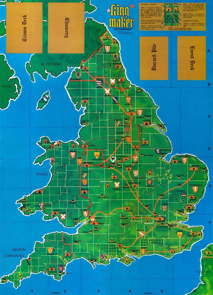 Map and counters questions | Kingmaker