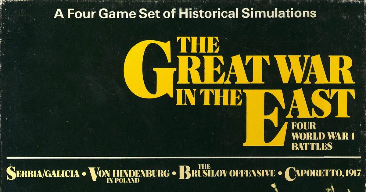 The Great War in the East: Four World War 1 Battles | Board Game