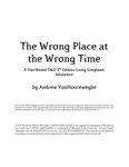 RPG Item: DYV1-03: The Wong Place at the Wrong Time