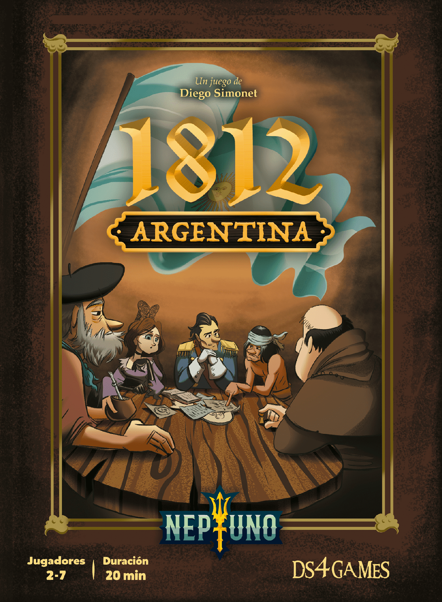 1812 Argentina doboz