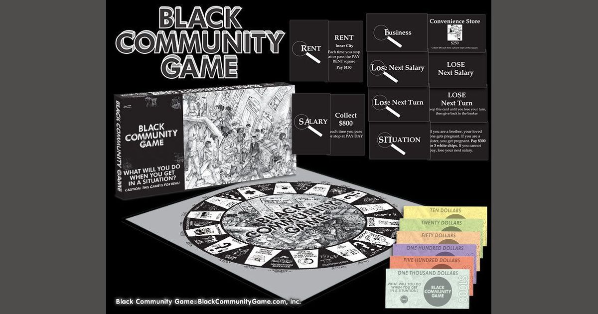 The Black Community Game Board Game BoardGameGeek