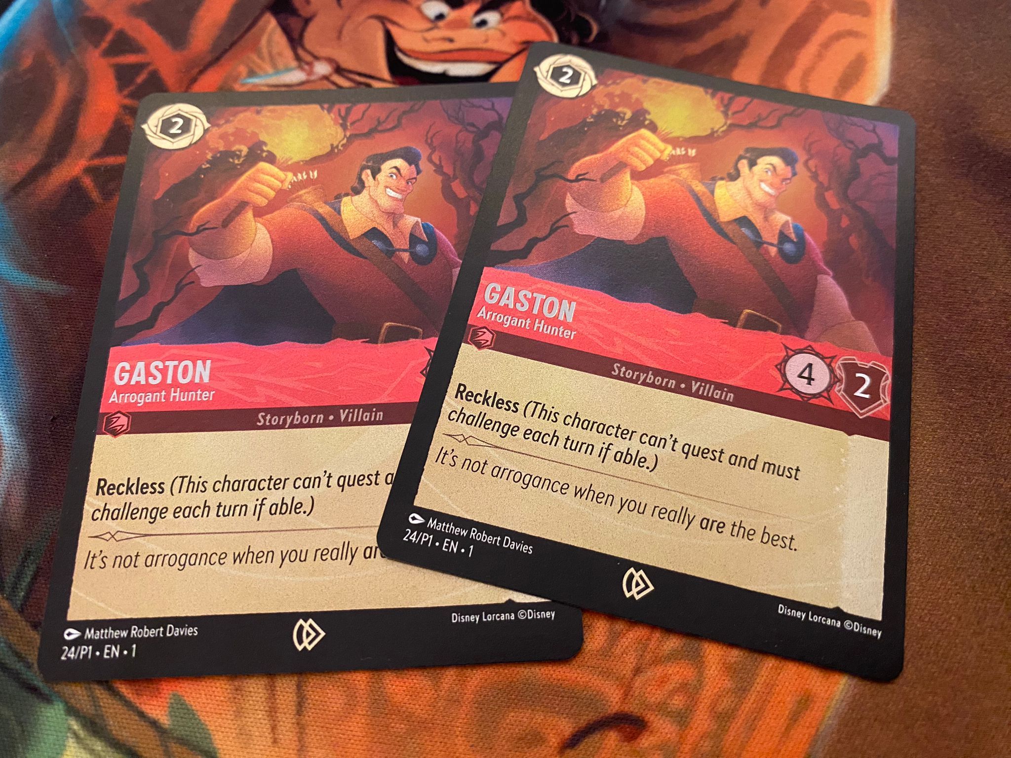 gaston lorcana card Disney Lorcana Rise of the Floodborn
