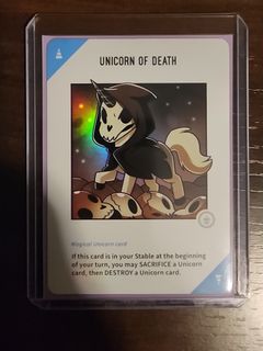 Unstable Unicorns: Rainbow Apocalypse Vinyl Mini Series Unicorn of Death Exclusive Foil