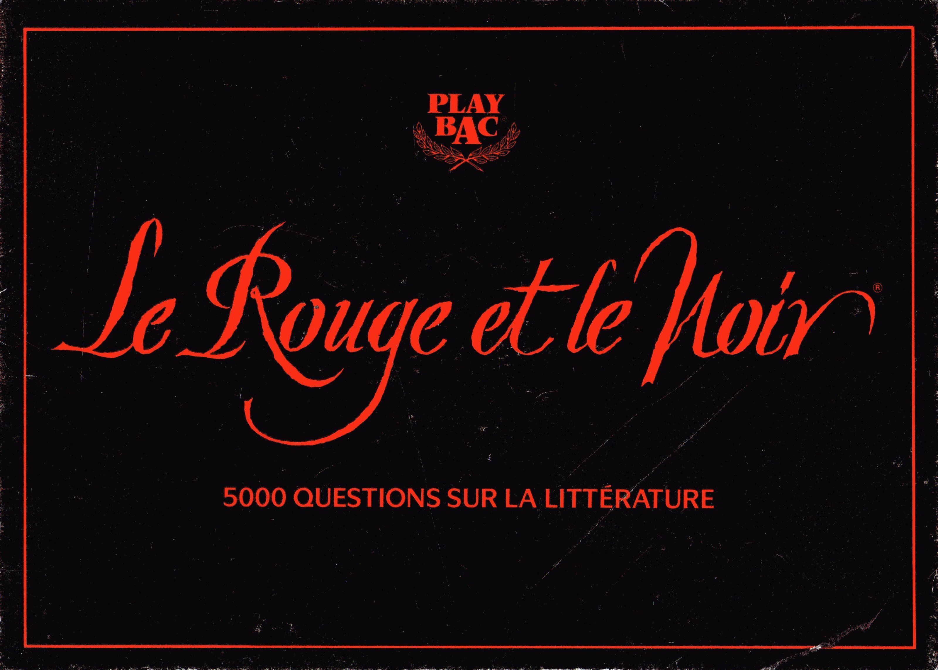 Le Rouge et le Noir