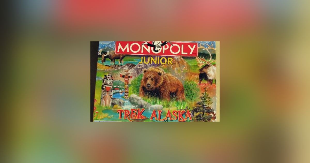 Monopoly Junior Trek Alaska Board Game BoardGameGeek