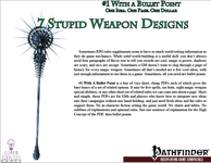 RPG Item: Bullet Points: 7 Stupid Weapon Designs