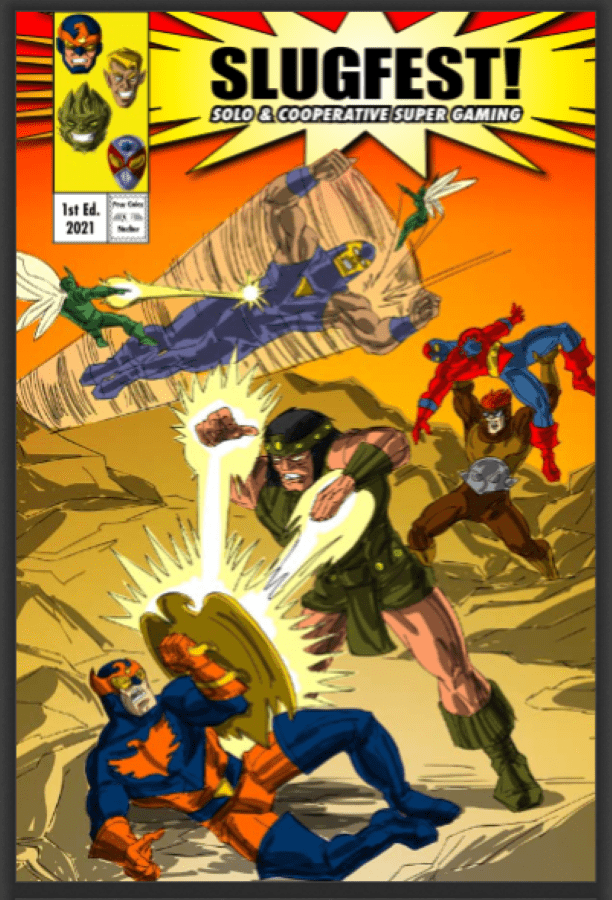 Cover art for Slugfest: Solo & Cooperative Super Gaming