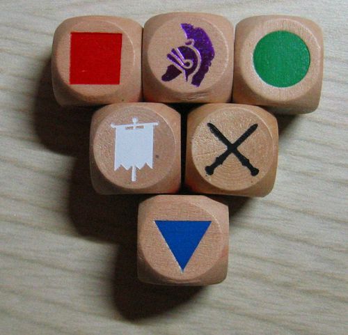 Custom Wooden Dice Set for GMT Commands & Colors Napoleonics CCN /Battle Cry 
