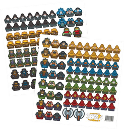 Dwar7s Fall: Meeple Stickers