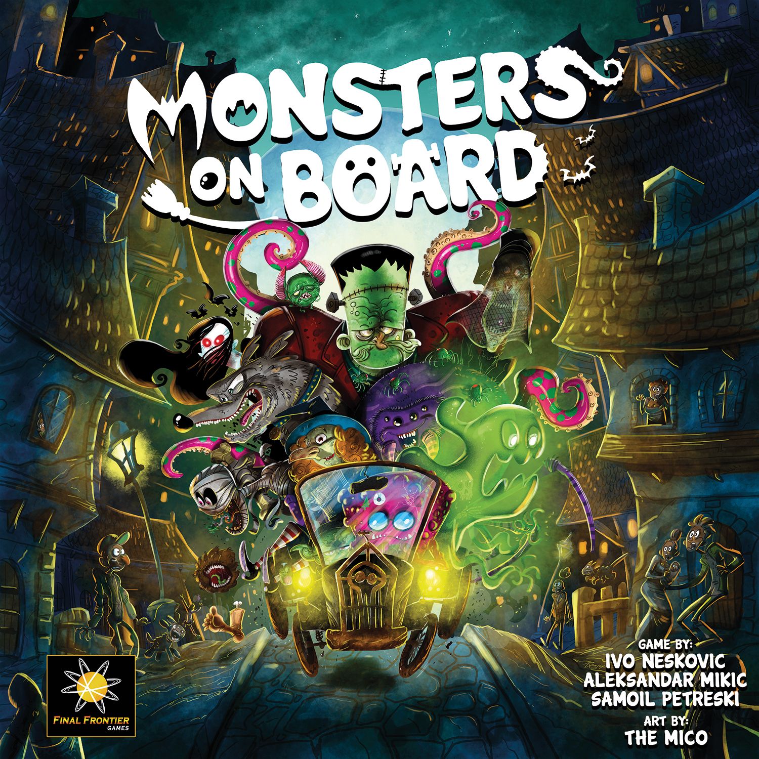 Monsters on Board box art