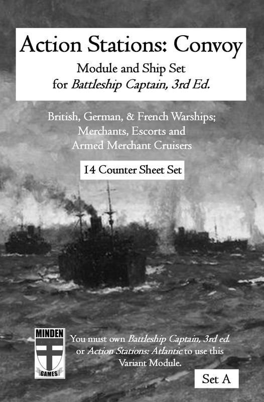 Action Stations: Convoy – Module and Ship Set for Battleship Captain, 3rd Ed