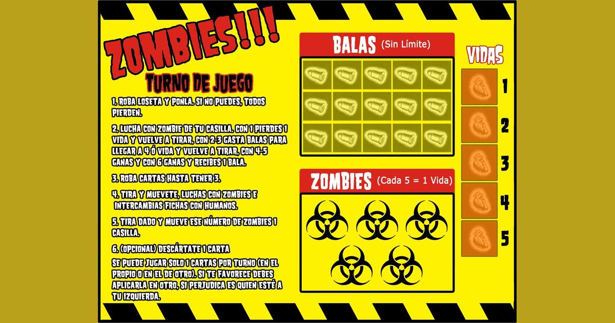 zombies 3 board game
