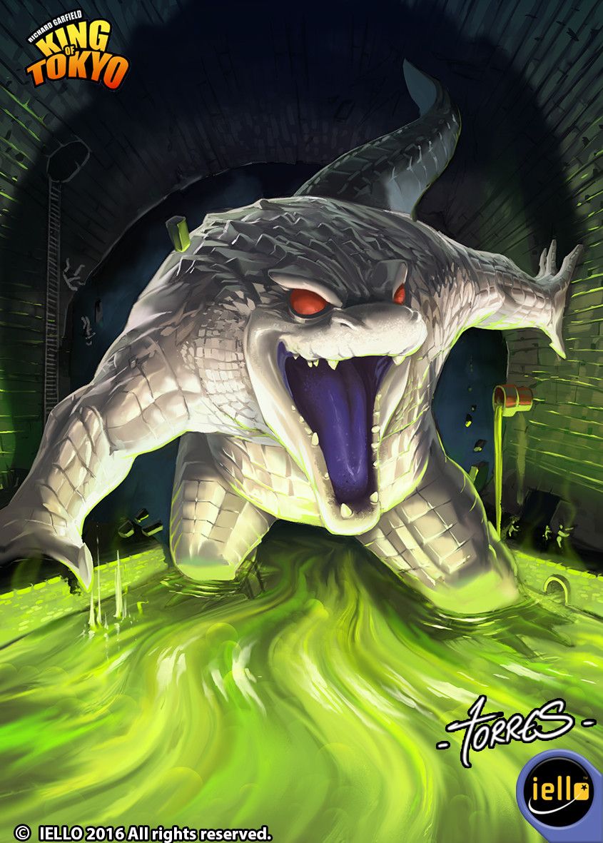 King of Tokyo: Alligators in the Sewers Promo Card