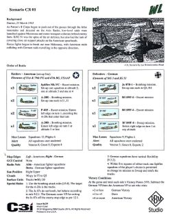Wing Leader: Victories C3i #29 Scenarios