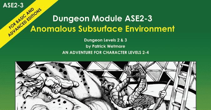 ASE2-3: Anomalous Subsurface Environment: Dungeon Levels 2 & 3 | RPG