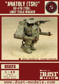Dust Tactics: KV-47K (TSH) Light Tesla Walker – "Anatoly"
