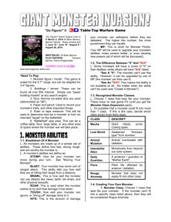 Giant Monster Invasion!