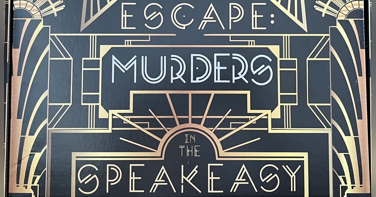 Murder! At the Speakeasy A Murder Mystery Game for 6 - 20 Players