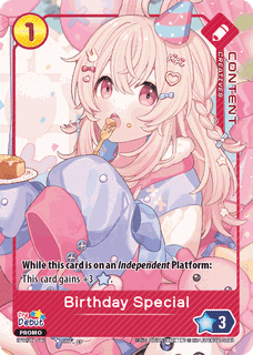 Oshi Push: Birthday Special Promo Card