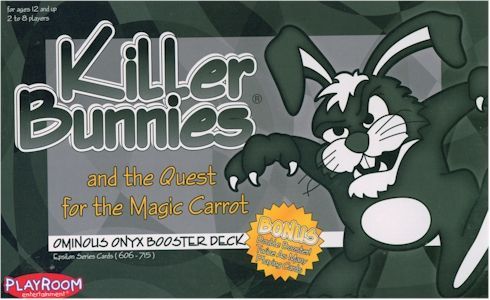 Coperta Killer Bunnies and the Quest for the Magic Carrot: Ominous Onyx Booster