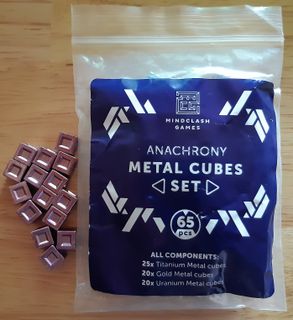 Anachrony: Metal Resource Cubes