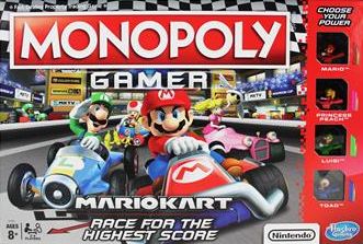 Mario Kart Monopoly Gamer Board Game New Factory Sealed 