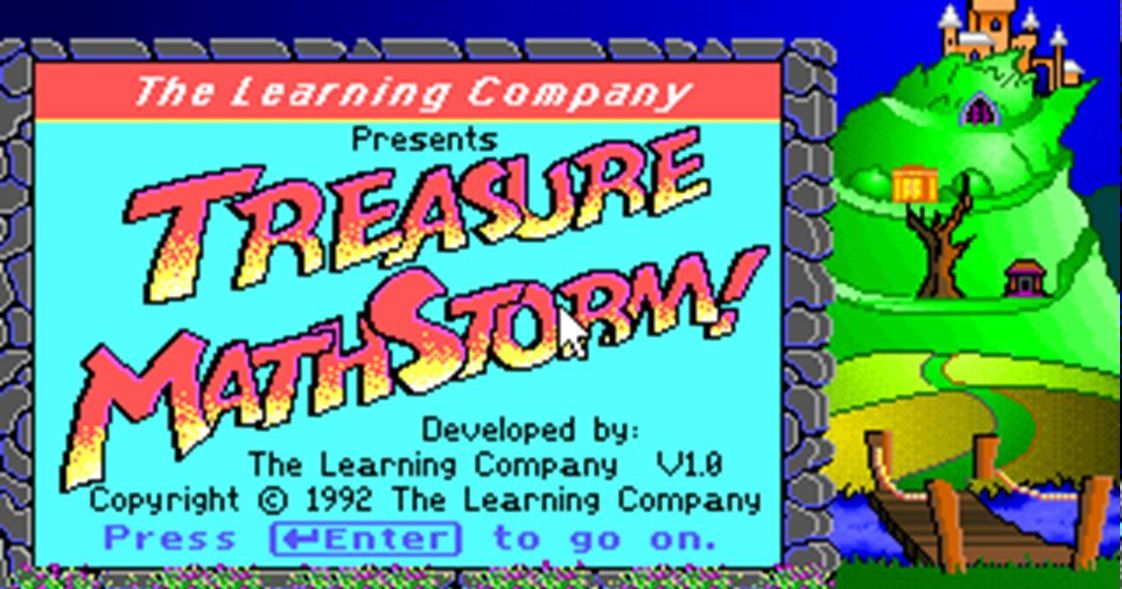 Treasure Mathstorm! Video Game VideoGameGeek