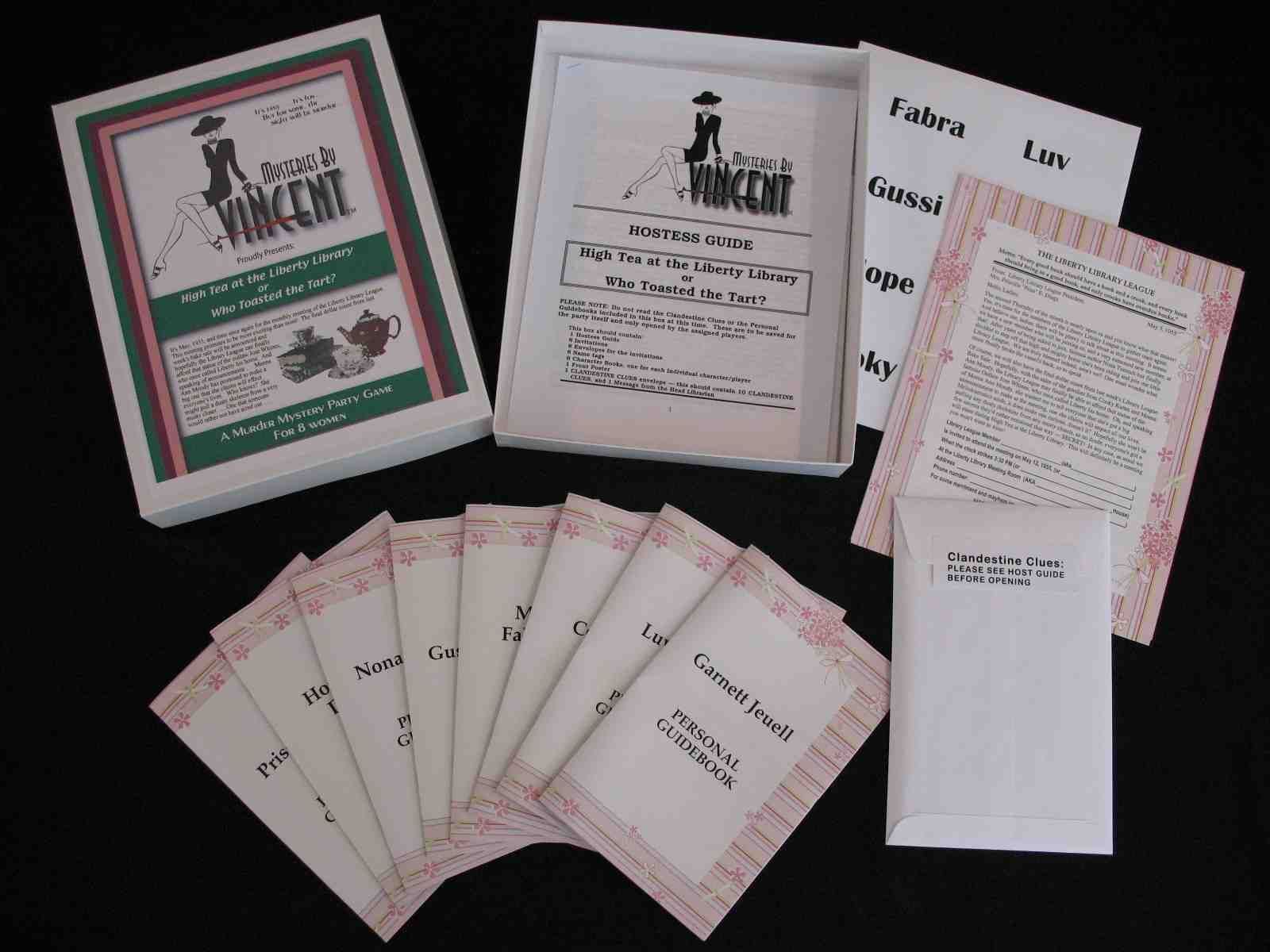 Mysteries by Vincent: Women Only – High Tea at the Liberty Library