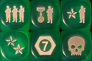 D-Day Dice (Second Edition): Gem Green Supply Dice