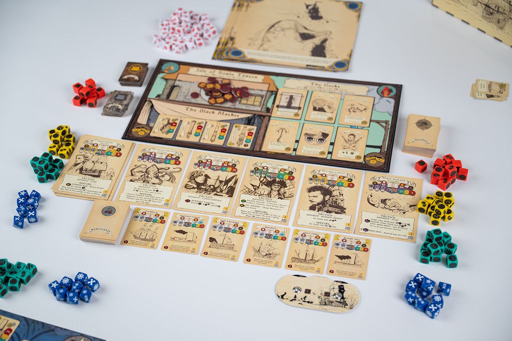 Illustration 4 de Red Tides: A Tale of New Caribbea - A Co-Op Pirate Boardgame