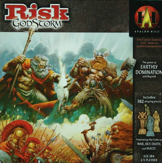 2004 Risk Godstorm Game Replacement Parts Armies Cards Temples FREE Shipping 