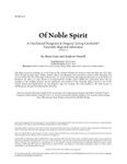 RPG Item: FUR7-07: Of Noble Spirit