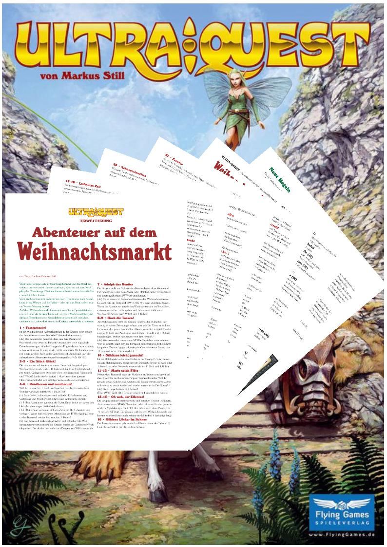 UltraQuest: Gold, Ruhm! und Ehre! – Traumburger Weihnachtsmarkt