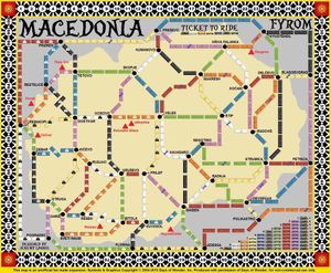 Macedonia (fan expansion for Ticket to Ride)