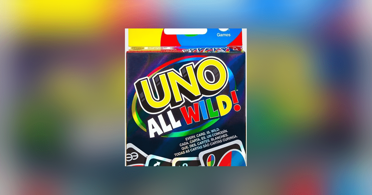 BRAND NEW* UNO ALL WILD! Every Card is Wild Card Game 194735070633
