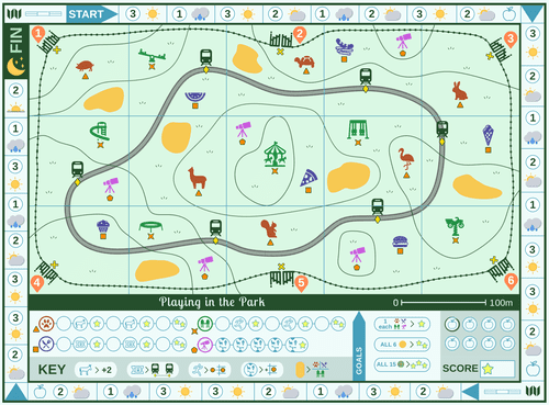 Fan-made map for kids 